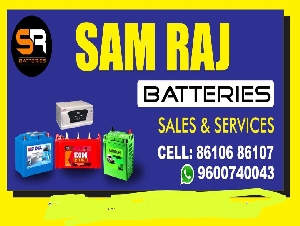 Sam Raj Batteries Sales and Services