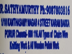 Sathya Chair Wire Knitting