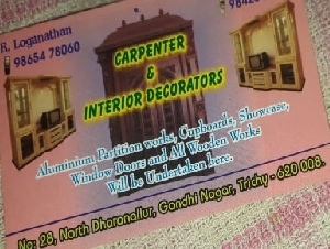 Loganathan Carpenter and Interior Decorators
