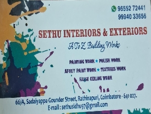 Sethu Interiors & Exteriors