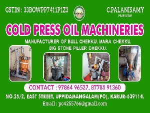 COLD PRESS OIL MACHINERIES