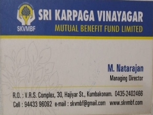 Sri Karpaga Vinayagar Mutual Benefit Found Limited