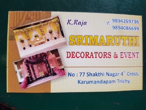 Sri Maruthi decorators and event