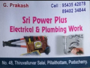 Sri Power Plus Electrical and Plumbing Works