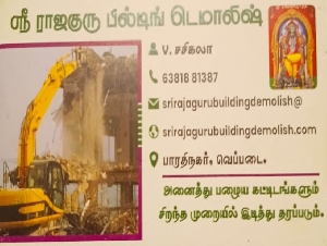 Sri Rajaguru Building Demolish
