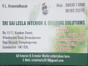 Sri Sai Leela Interior and Building Solutions