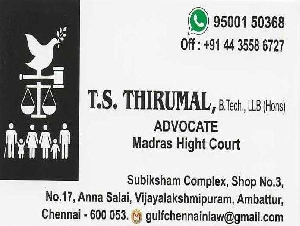 T S Thirumal Advocate