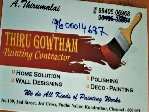 Thiru Gowtham Painting Contractor
