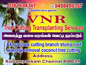 VNR Tree Cutting Transplanting Services