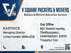 V Square Packers & Movers