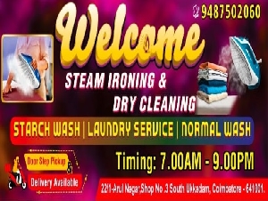 Welcome Steam Ironing & Dry Cleaning