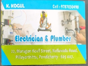 K Kogul Electrician and plumber