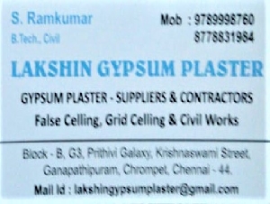 Lakshin Gypsum Plaster