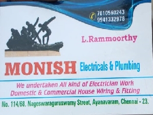 Monish Electricals & Plumbing Works
