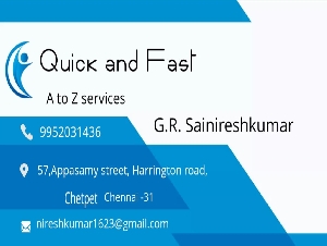 Quick and Fast  A to Z service